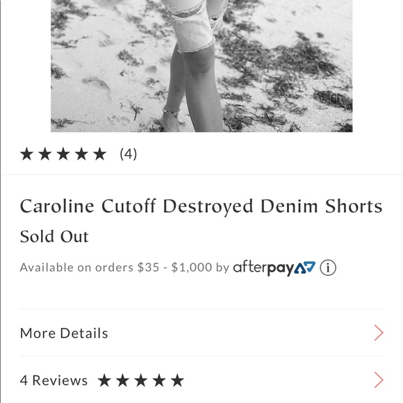 Free People Caroline cut off destroyed denim - Picture 6 of 7